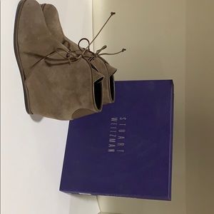 Stuart Weitzman Wedge  Booties ...Never been worn